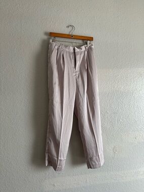 Jason Wu Mauve Satin The Effortless Pleated Pant